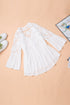 Crochet Lace Button Top